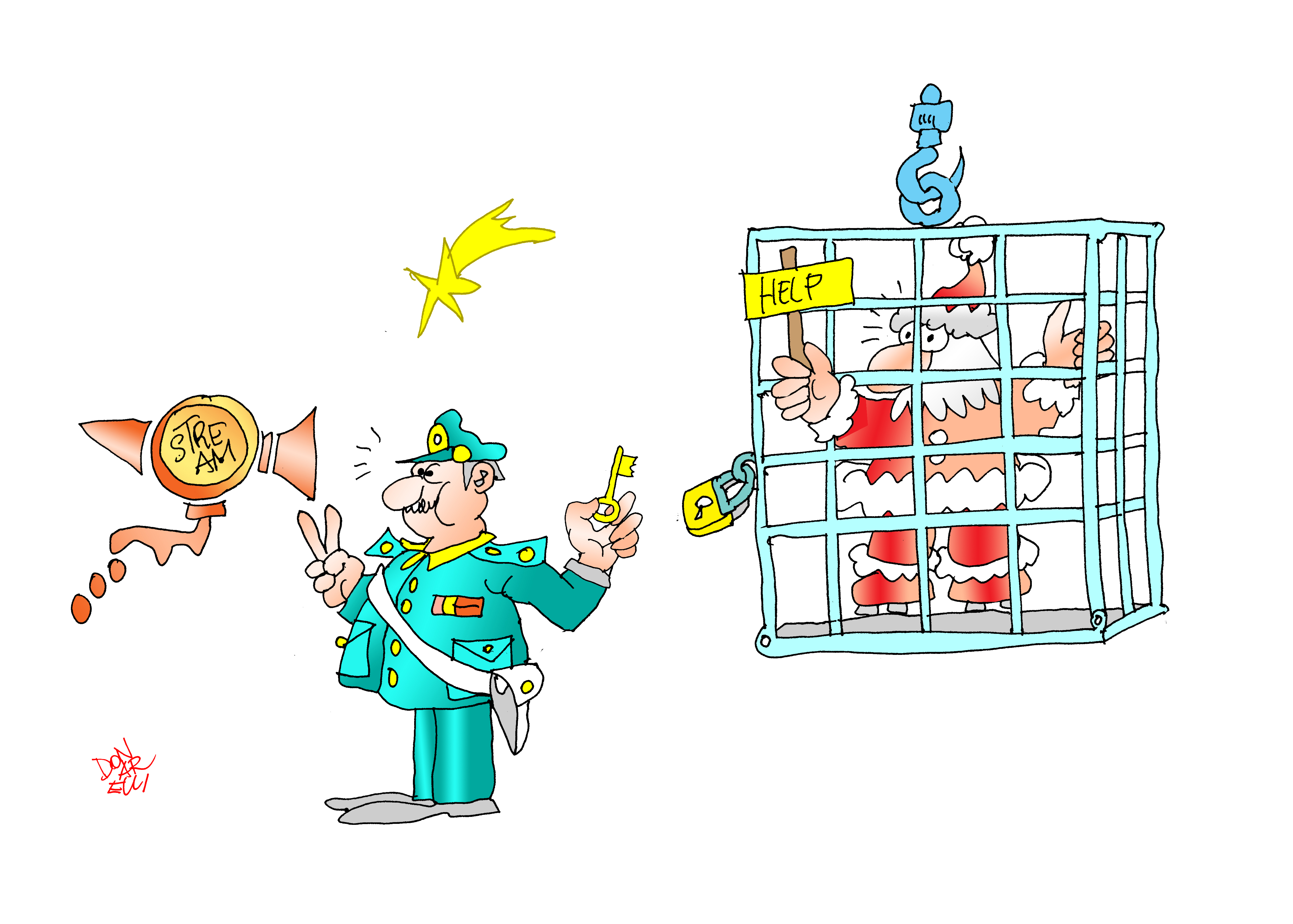 LE-7-Babbo-Natale-in-Gabbia